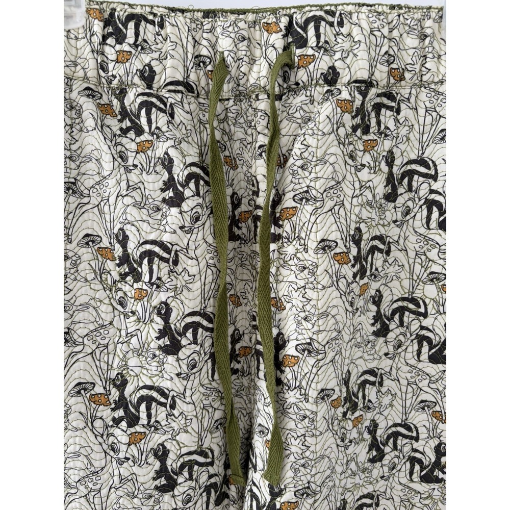 Disney Bambi Cotton Pull On Cropped Pants Green Plus Size 2XL - Picture 3 of 15